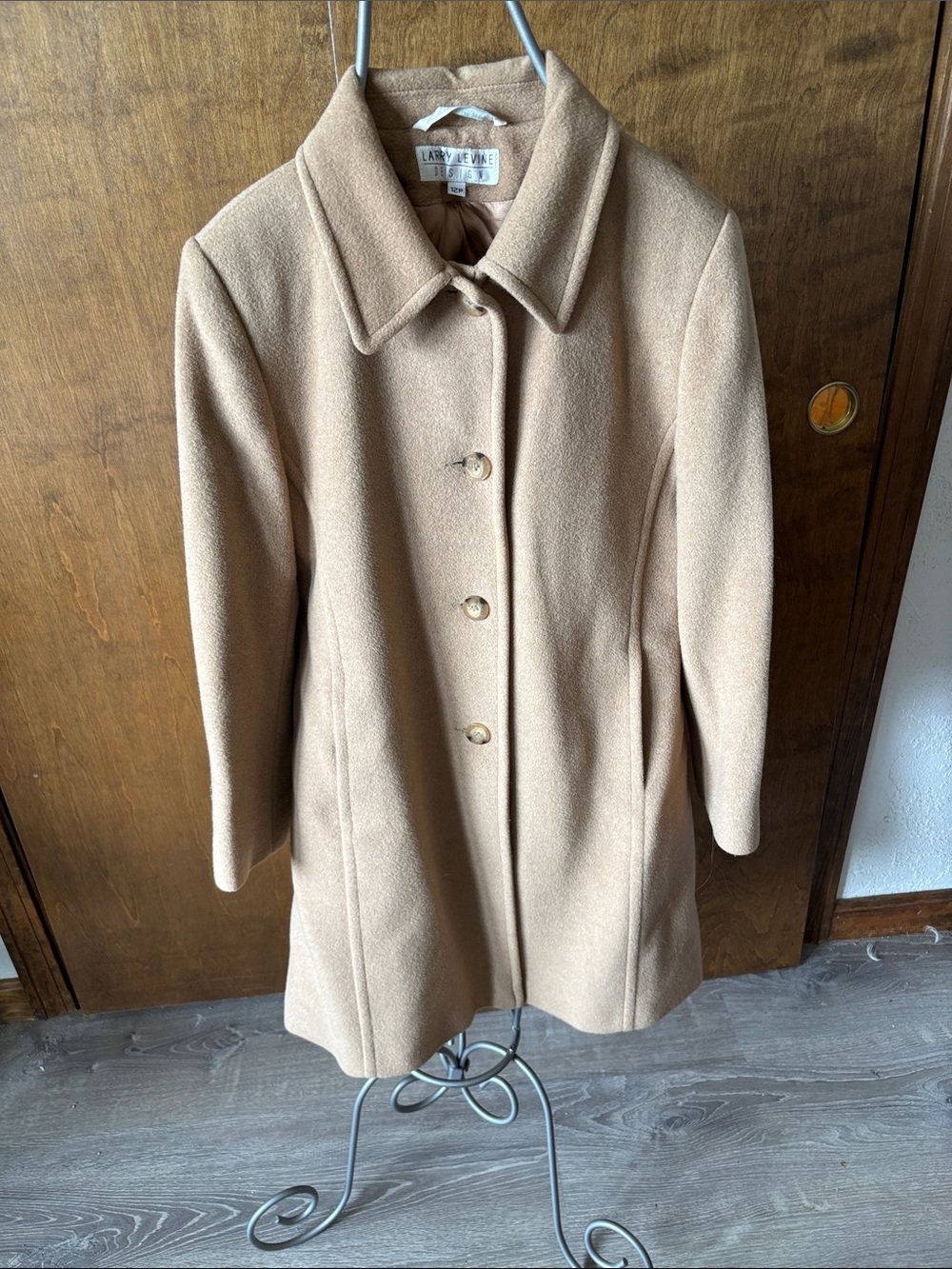 Classic Women's Camel Hair Car Coat